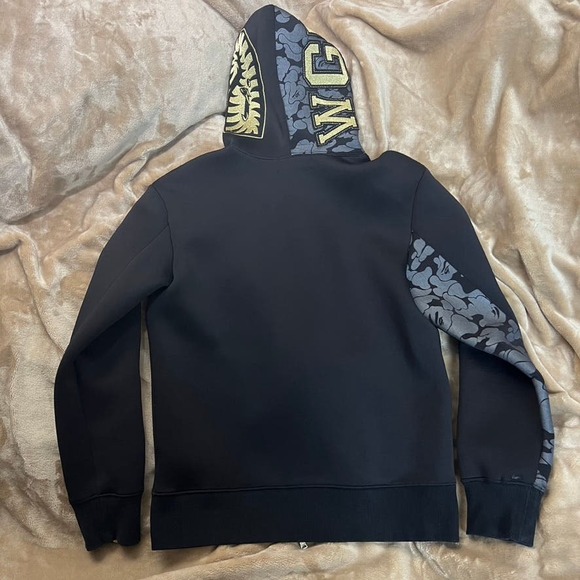 BAPE TRAVIS SCOTT NEOPRENE HOODIE 2015 RARE DSM M - Picture 3 of 13